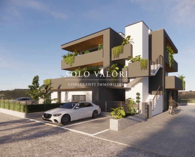 ATTICO CON AMPIO TERRAZZO PALAZZINA DI 3 UNITA'