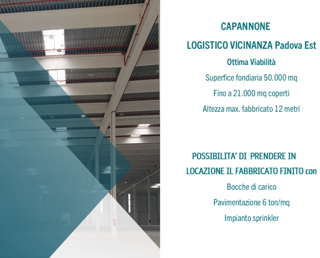 Magazzino logistico in locazione - Vicinanza Padova Est