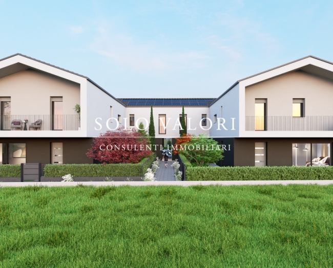 Appartamento Nuova Costruzione Indipendente al Piano Terra con 3 Camere e Giardino su