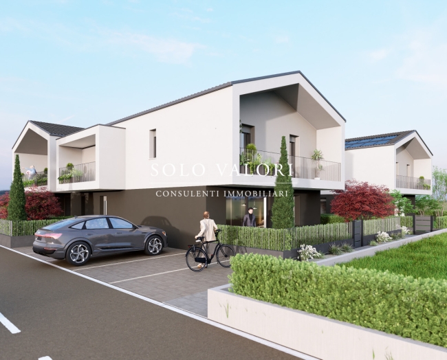 Appartamento di Nuova Costruzione al Piano Primo con 3 Camere e Spaziosa Terrazza
