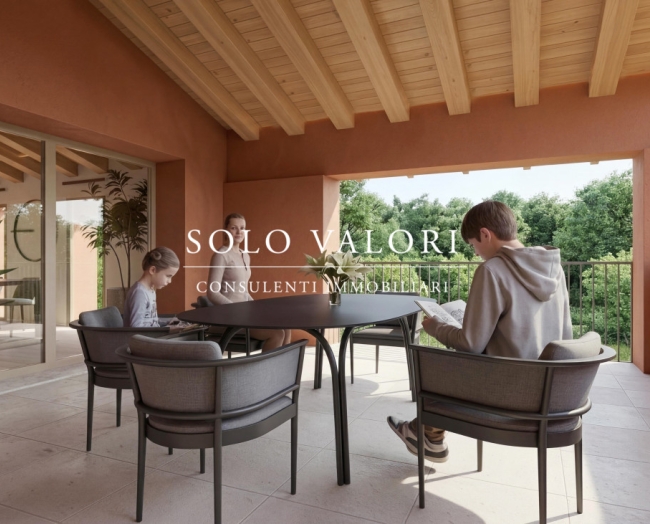 Appartamento bicamere al piano terra con ampio giardino