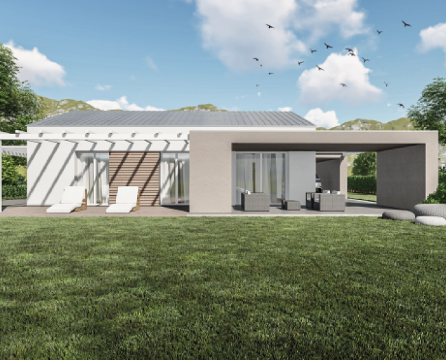 CASA SINGOLA DI NUOVA COSTRUZIONE SU UNICO LIVELLO