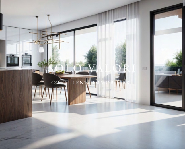 Oltre l'Orizzonte, uno Spettacolare Attico con Solarium Privato